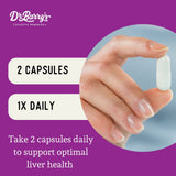 Dr. Barry's Milk Thistle Supplement packaging details