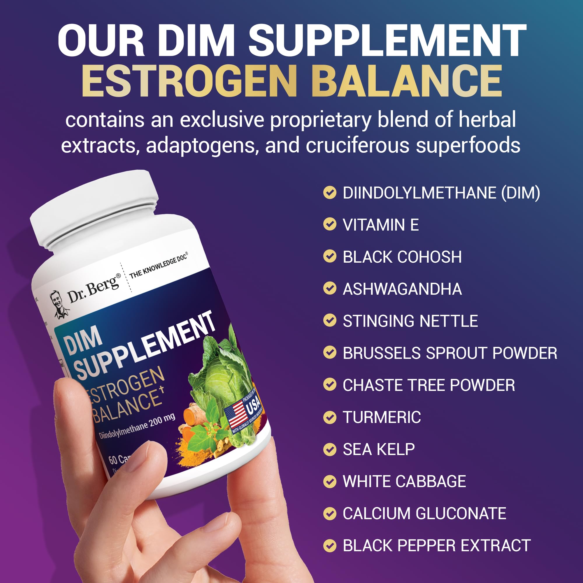 Dr. Berg DIM Supplement lifestyle scene
