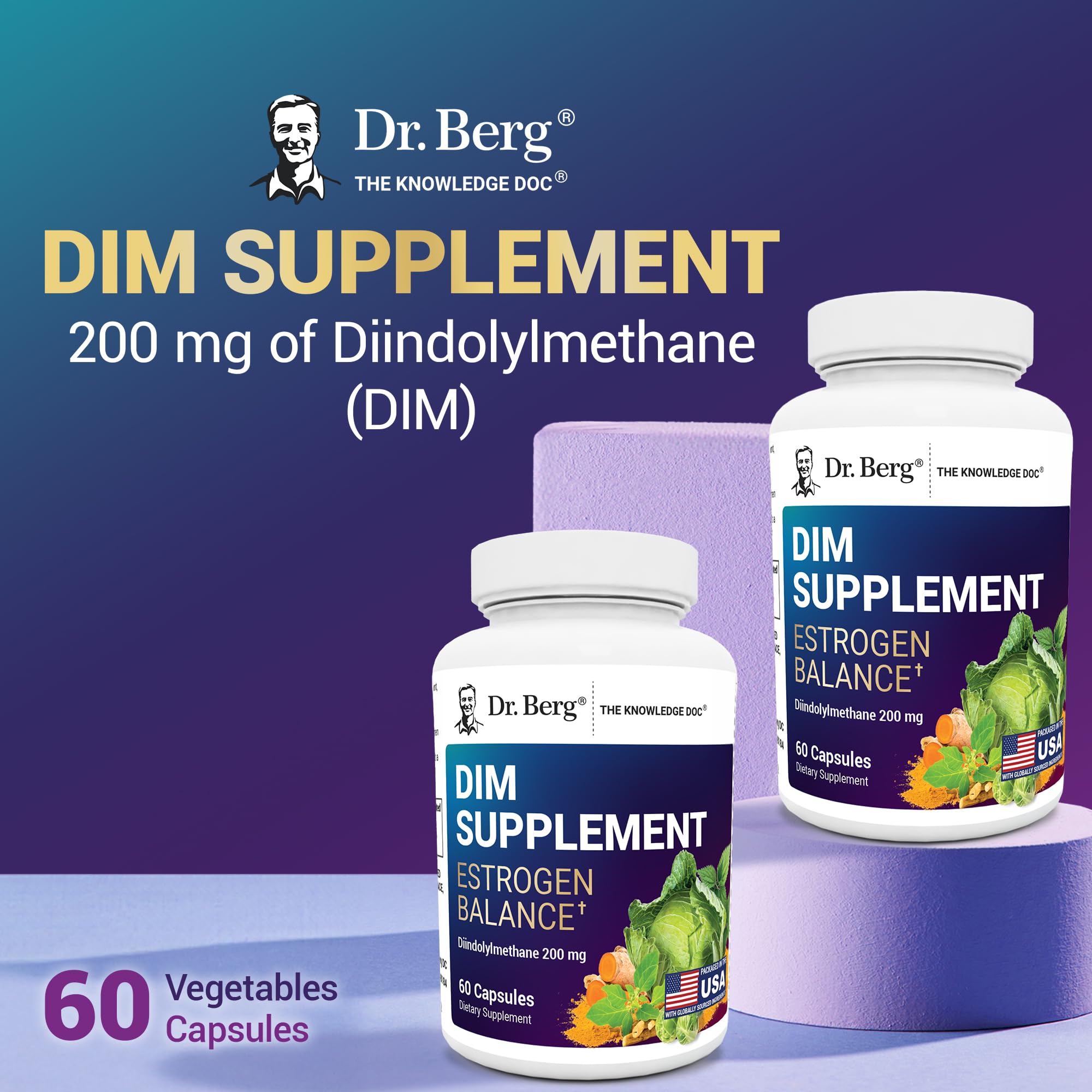 Dr. Berg DIM Supplement nutritional information