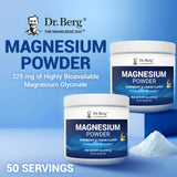 Dr. Berg Magnesium Glycinate Powder mixed in a glass of water