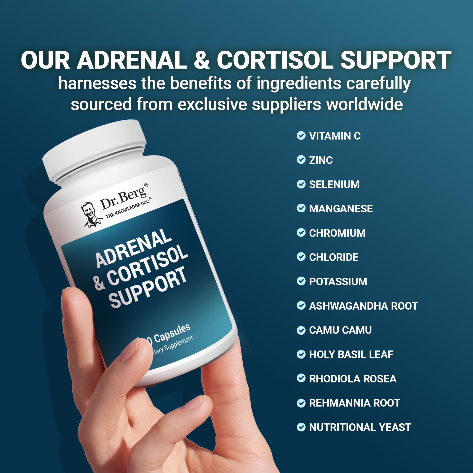 Dr. Berg Nutritionals Adrenal Extracts packaging
