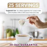 Dr. Berg Nutritionals Advanced Multi Collagen Protein Powder serving suggestion