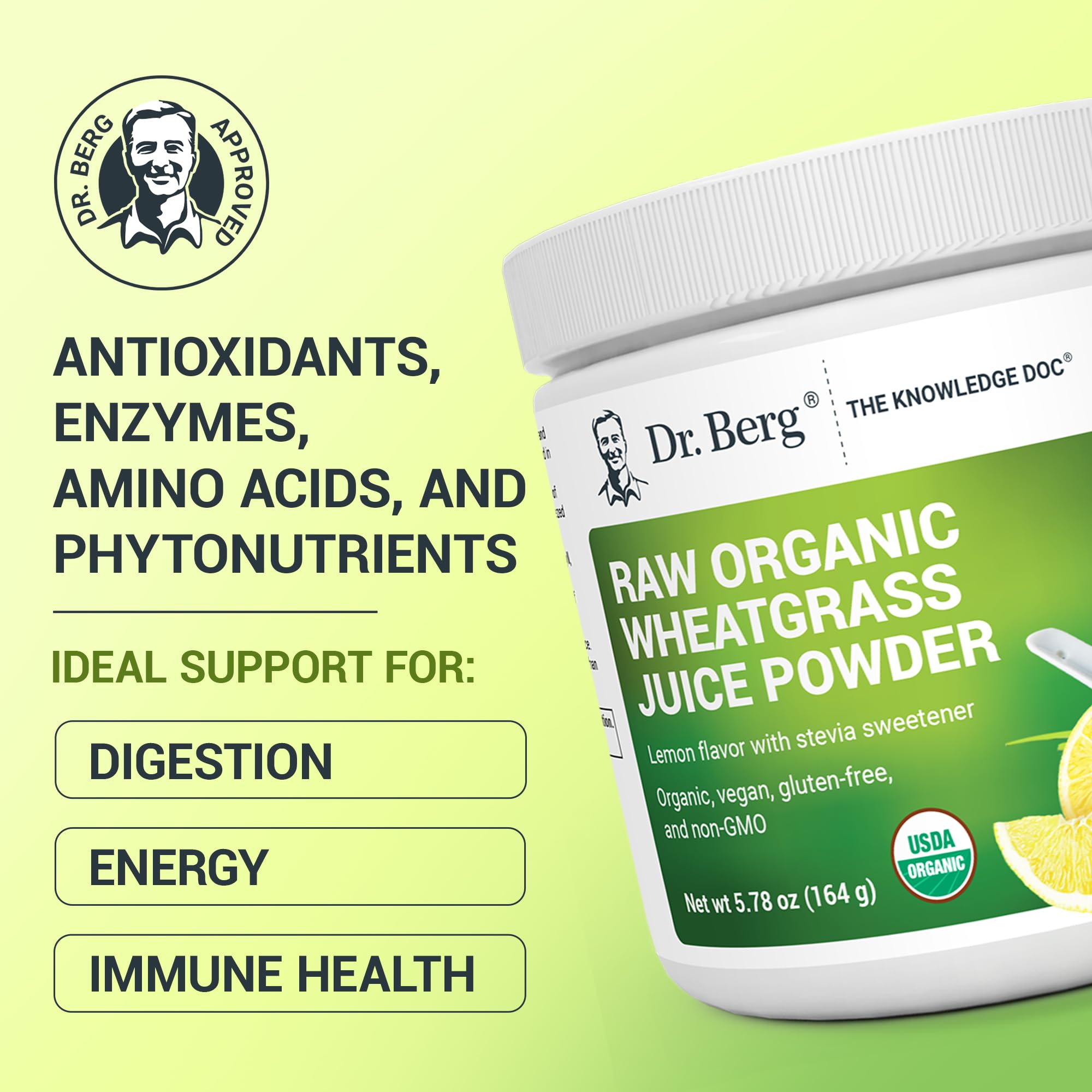 Dr. Berg Nutritionals Chlorophyll Powder 227g packaging