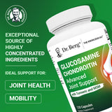 Dr. Berg Nutritionals Chondroitin & Glucosamine supplement capsule close-up