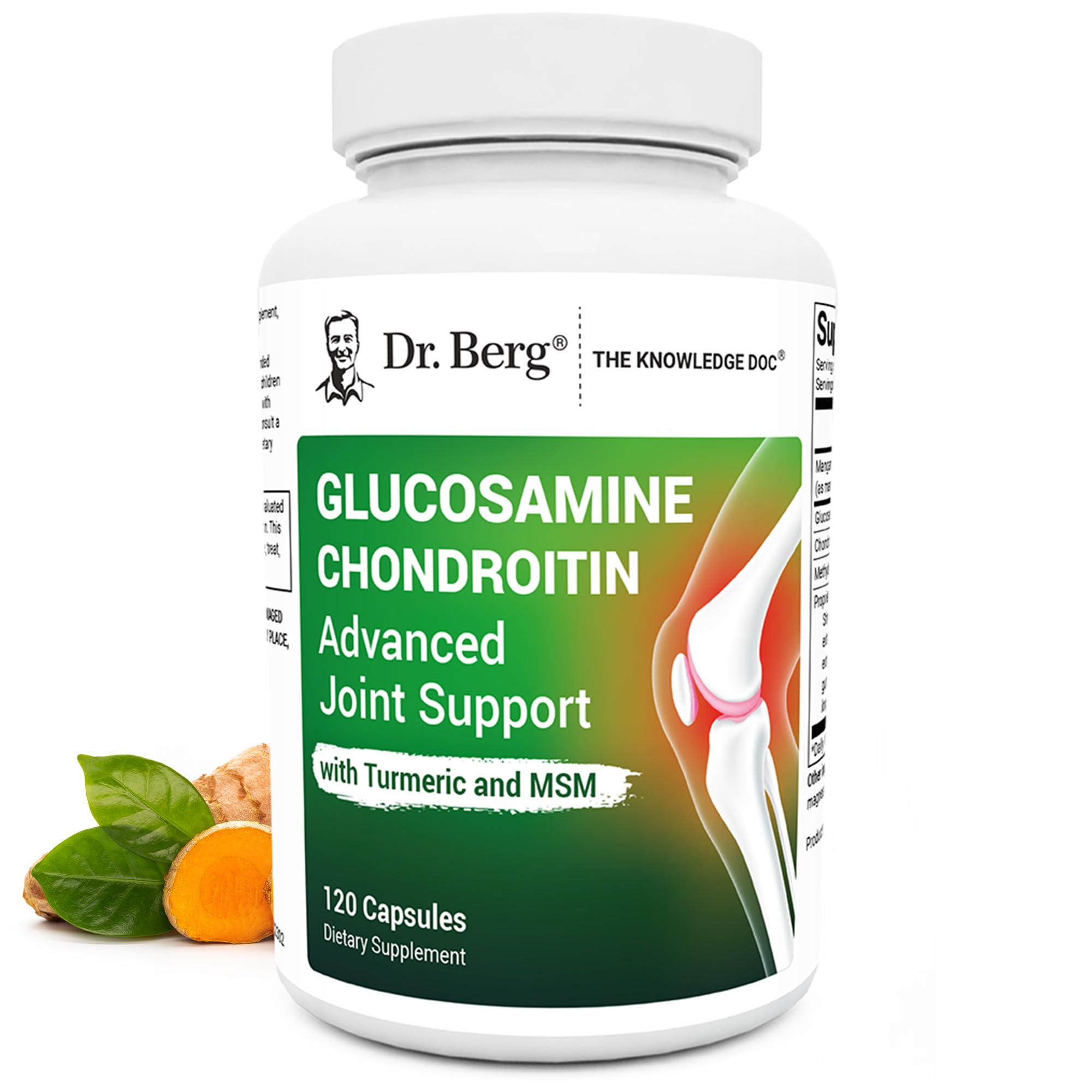 Dr. Berg Nutritionals Chondroitin & Glucosamine supplement front view