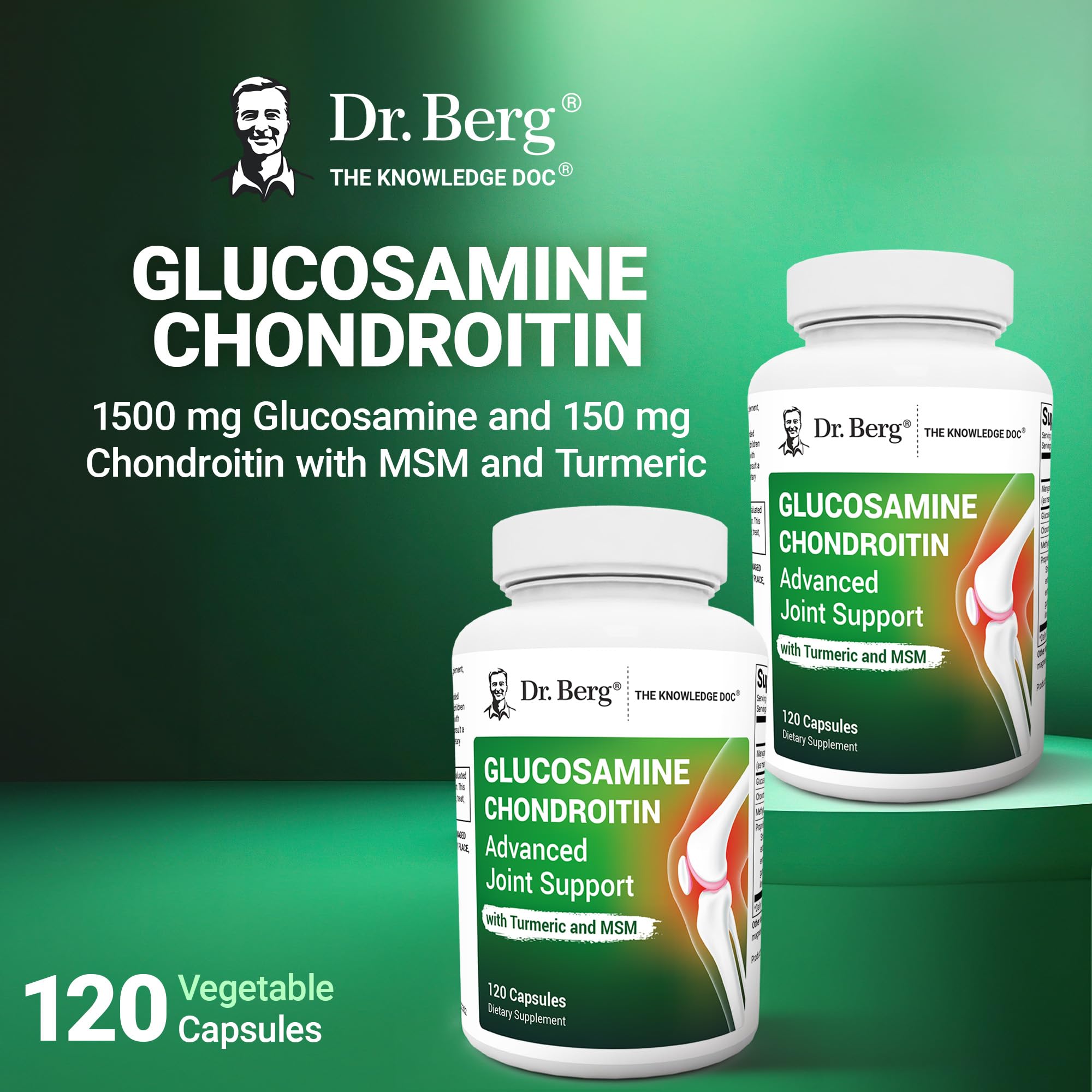 Dr. Berg Nutritionals Chondroitin & Glucosamine supplement packaging