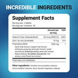 Dr. Berg Nutritionals Echinacea 8-in-1 daily wellness Support Supplement with measuring spoon