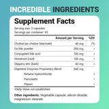Dr. Berg Nutritionals Gallbladder Supplement bottle with a measuring spoon