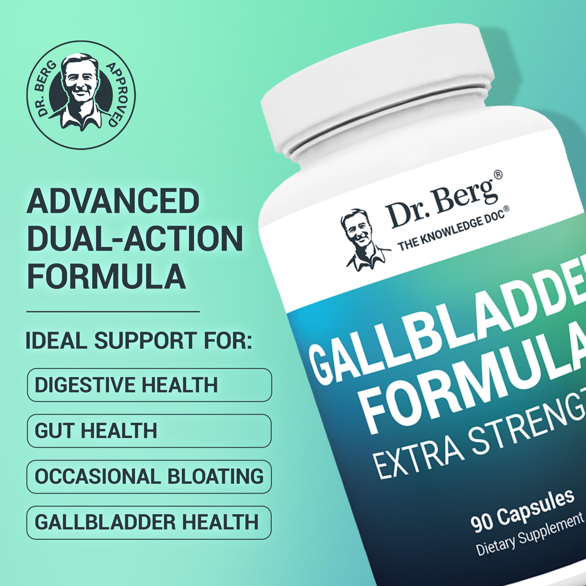 Dr. Berg Nutritionals Gallbladder Supplement bottle with label