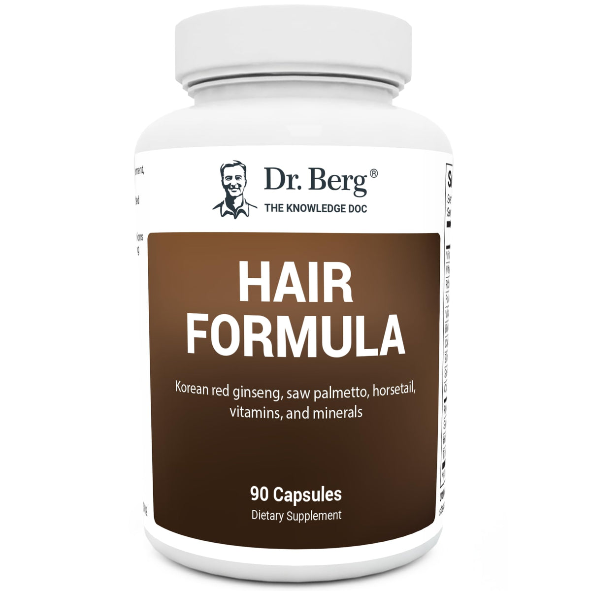 Dr. Berg Nutritionals Hair Formula Multivitamin front view