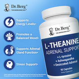 Dr. Berg Nutritionals L-Theanine 200 mg capsules packaging
