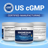 Dr. Berg Nutritionals Magnesium Glycinate Powder with Vitamin D3 and Zinc label