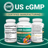 Dr. Berg Nutritionals Milk Thistle Capsules ingredients close-up