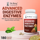 Dr. Berg Nutritionals Multi-Enzymes 200mg Betaine HCl capsule close-up