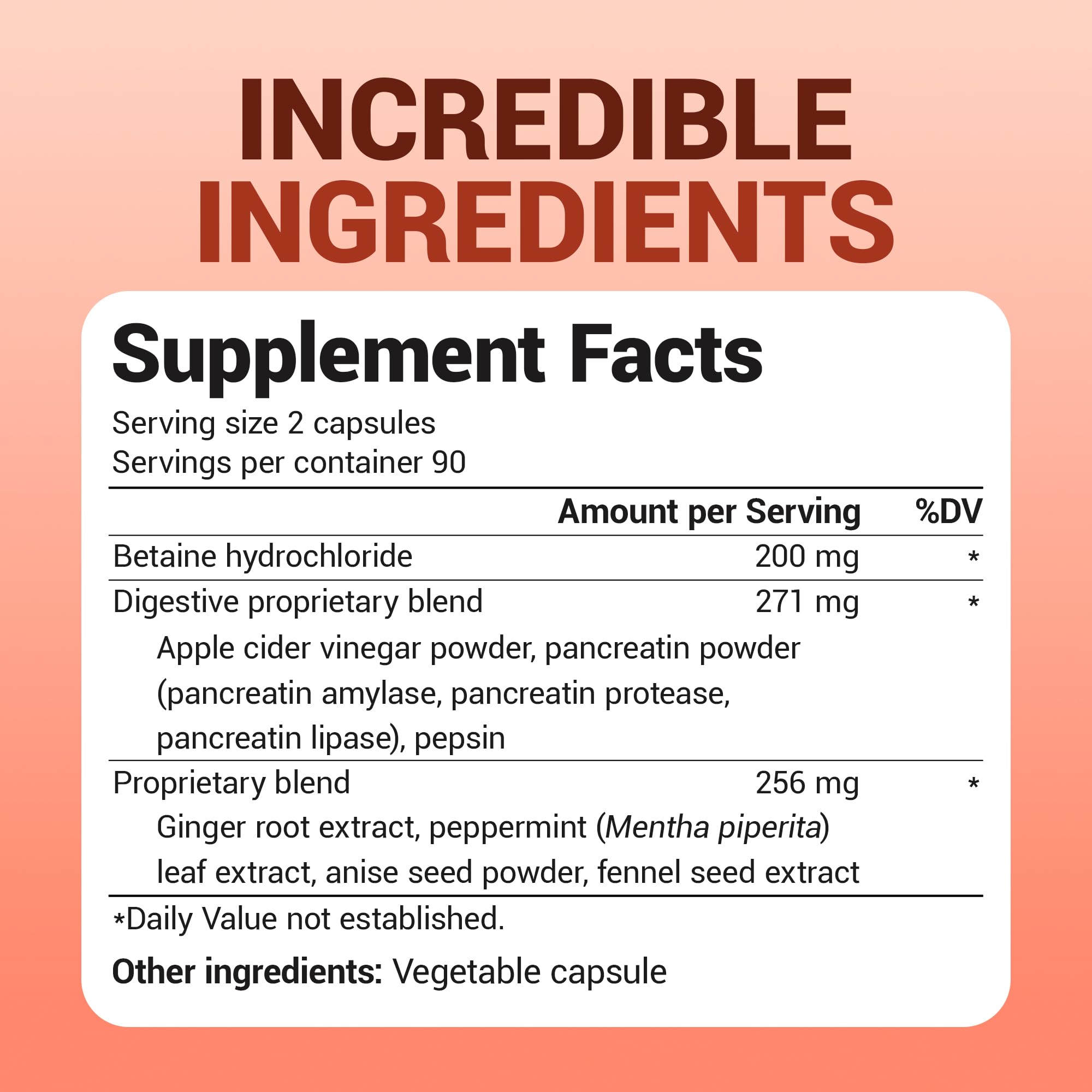 Dr. Berg Nutritionals Multi-Enzymes 200mg Betaine HCl on a table