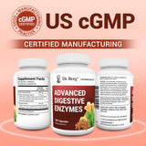 Dr. Berg Nutritionals Multi-Enzymes 200mg Betaine HCl packaging