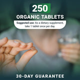 Dr. Berg Nutritionals Organic Vegetable Blend Supplement packaging details