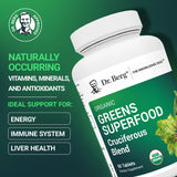 Dr. Berg Nutritionals Organic Vegetable Supplement bottle side view