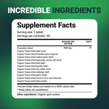Dr. Berg Nutritionals Organic Vegetable Supplement with fresh vegetables