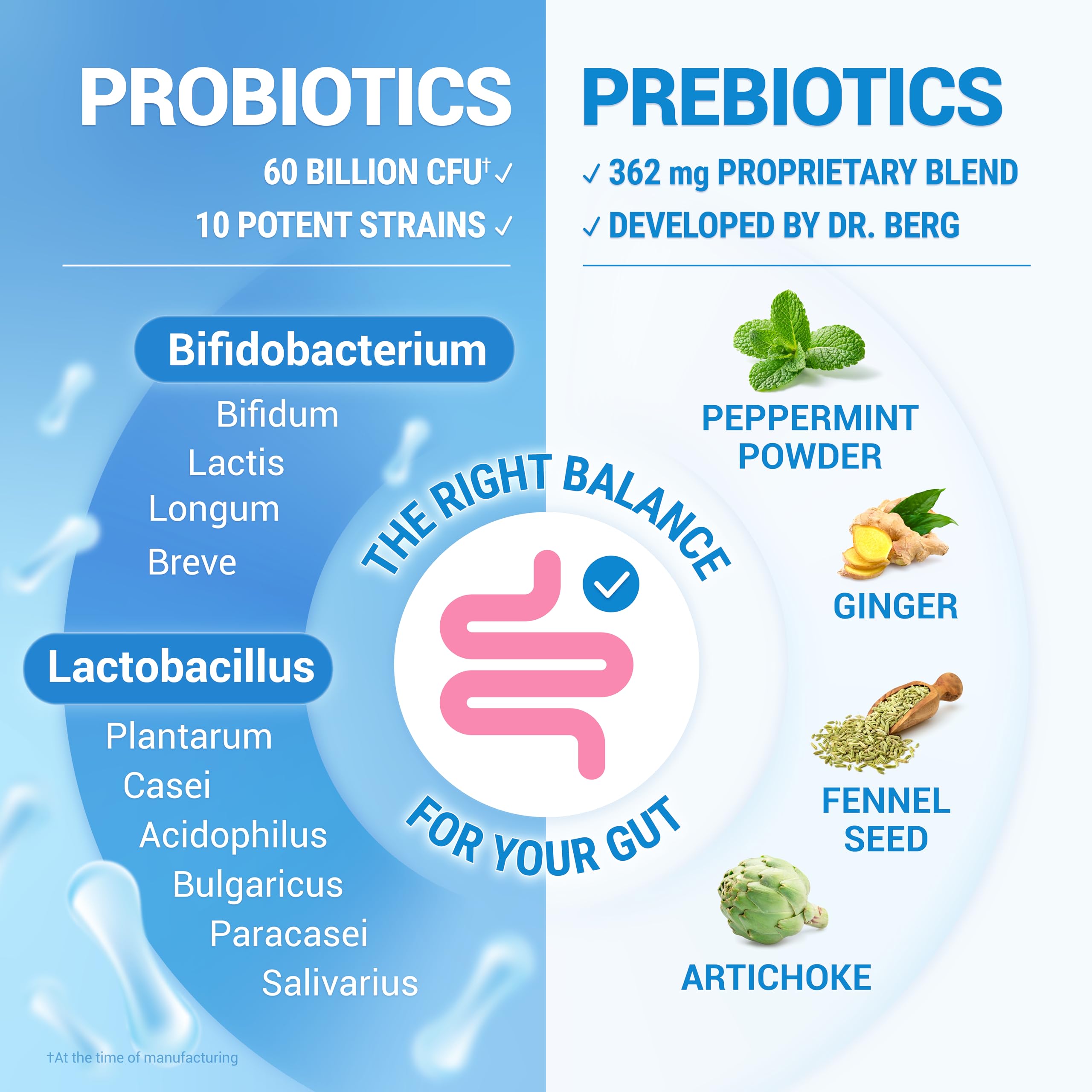 Dr. Berg Nutritionals Probiotics packaging and contents