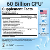Dr. Berg Nutritionals Probiotics side view showing capsule details