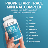Dr. Berg Nutritionals Trace Minerals 60 Capsules on wooden table