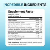 Dr. Berg Nutritionals Trace Minerals 60 Capsules with a measuring spoon
