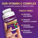 Dr. Berg Nutritionals Vitamin C Chewable Wafers opened bottle