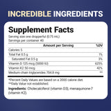 Dr. Berg Nutritionals Vitamin D3 K2 Drops on a kitchen counter