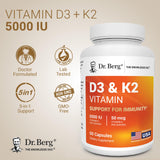 Dr. Berg Nutritionals Vitamin D3 with K2 supplement side view