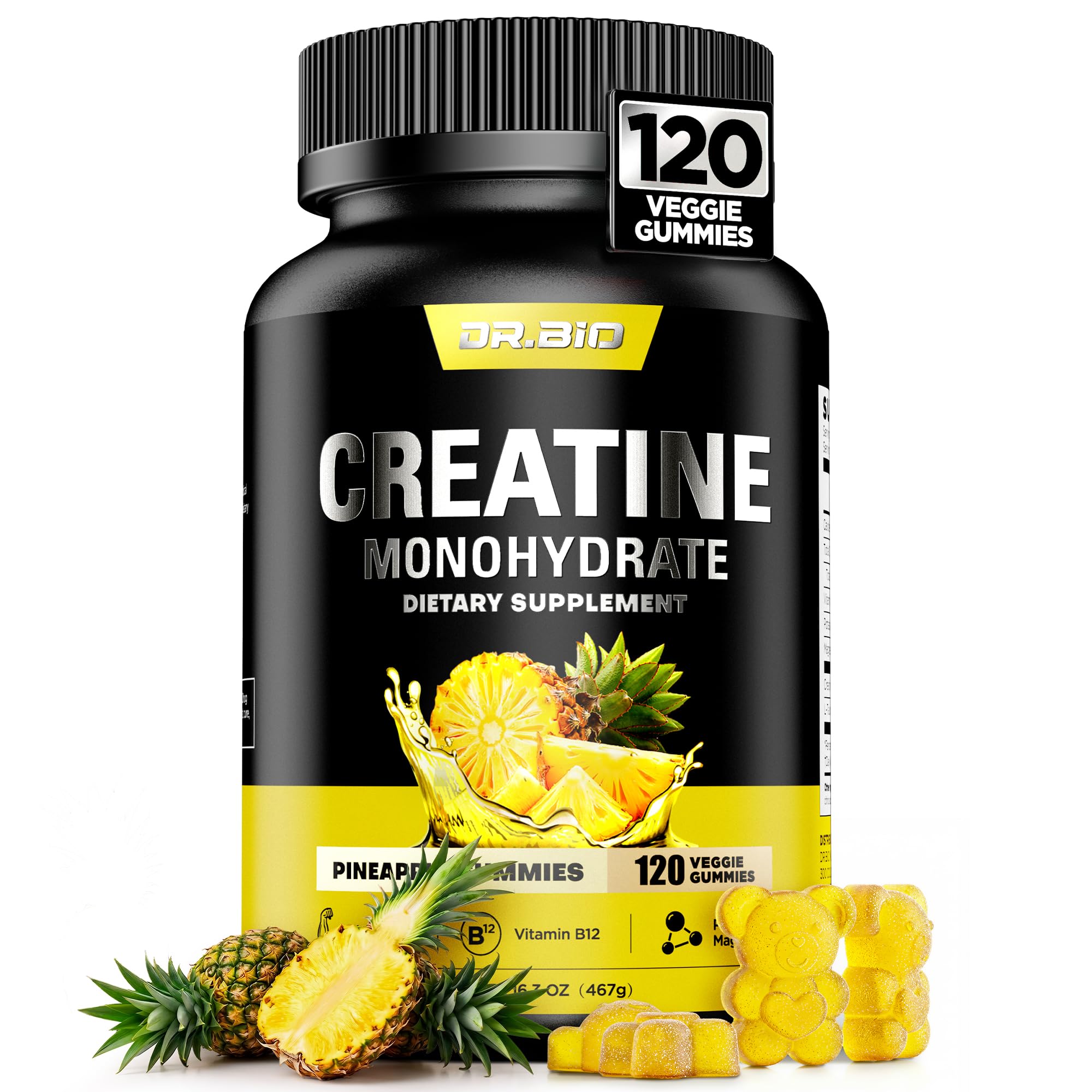DR.BIO Creatine Monohydrate Gummies front view packaging
