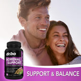 DR. BO Adrenal Support Supplements back label