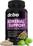 DR. BO Adrenal Support Supplements bottle front view