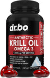DR. BO Antarctic Krill Oil 1000mg softgels front view