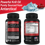 DR. BO Antarctic Krill Oil softgels in a health supplement setting