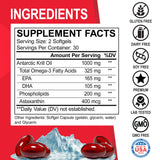 DR. BO Antarctic Krill Oil softgels on a wooden table