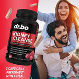 DR. BO Cranberry Kidney Support Supplement with measuring scoop
