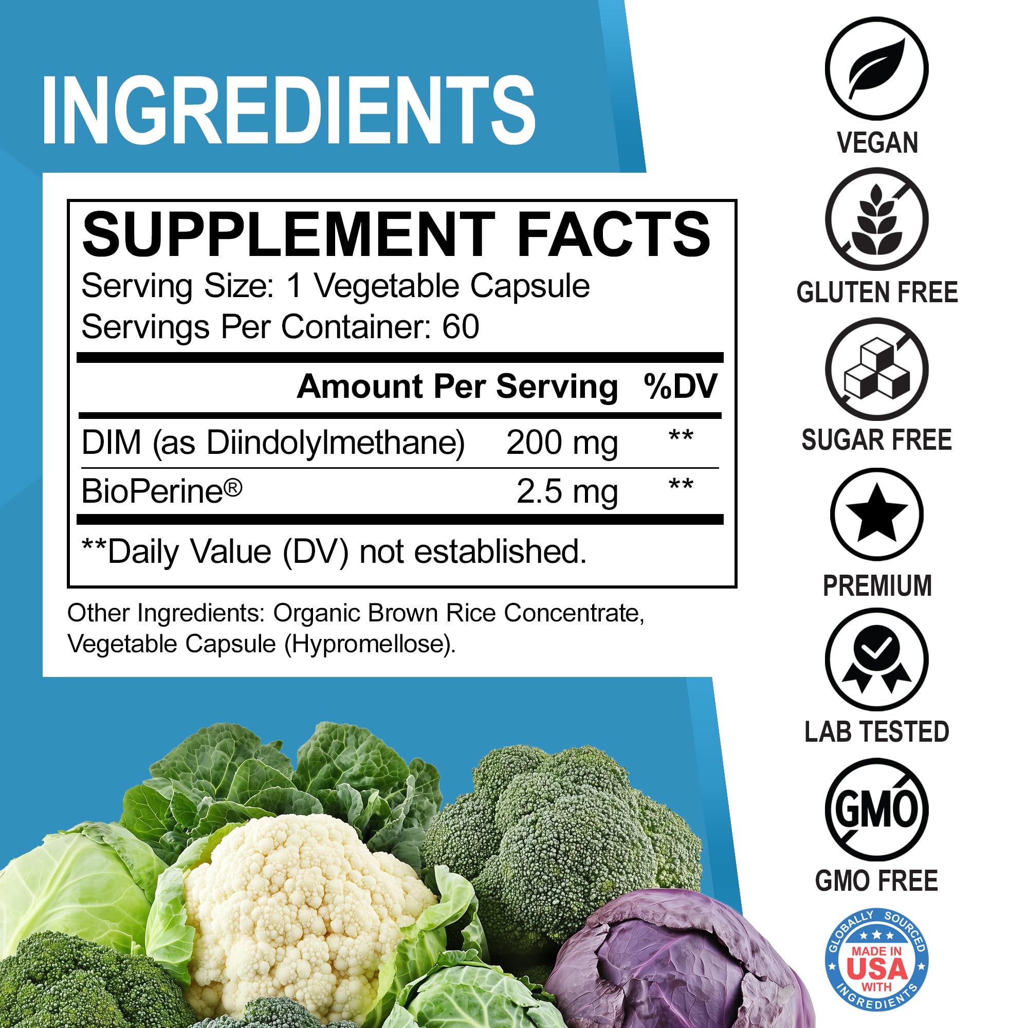 DR. BO DIM Supplement 200mg capsules in a hand
