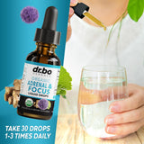 DR. BO Ginkgo Biloba Adrenal Support Drops close-up of dropper