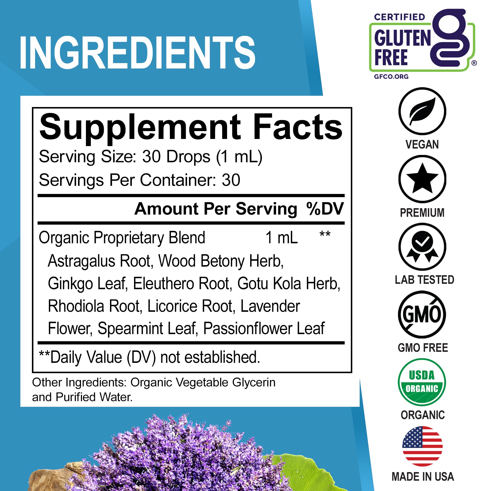 DR. BO Ginkgo Biloba Adrenal Support Drops packaging