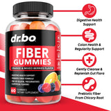DR. BO High Fiber Gummies close-up of gummies