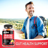 DR. BO High Fiber Gummies displayed with fresh fruits