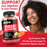 DR. BO High Fiber Gummies nutritional information on back