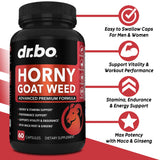 DR. BO Horny Goat Weed Supplement 1000mg side view