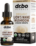 DR. BO Lion’s Mane Mushroom Supplement bottle front view