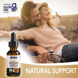 DR. BO Lions Mane Mushroom Complex Liquid Drops in lifestyle setting