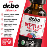DR. BO Liquid B12 Spray cap open ready for use
