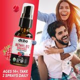 DR. BO Liquid B12 Spray packaging details showing ingredients