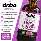 DR. BO Liver Support Drops in a lifestyle setting
