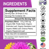 DR. BO Liver Support Drops with herbs used in formula